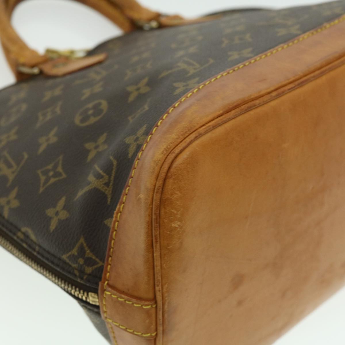 LOUIS VUITTON Monogram Alma Hand Bag M51130 LV tp327