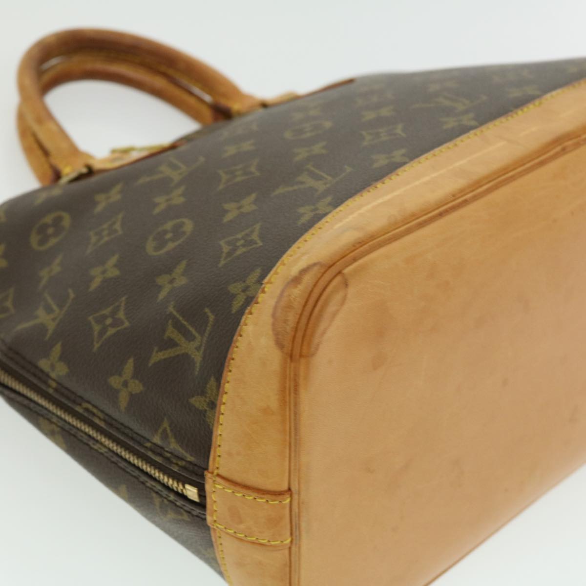 LOUIS VUITTON Monogram Alma Hand Bag M51130 LV tp329