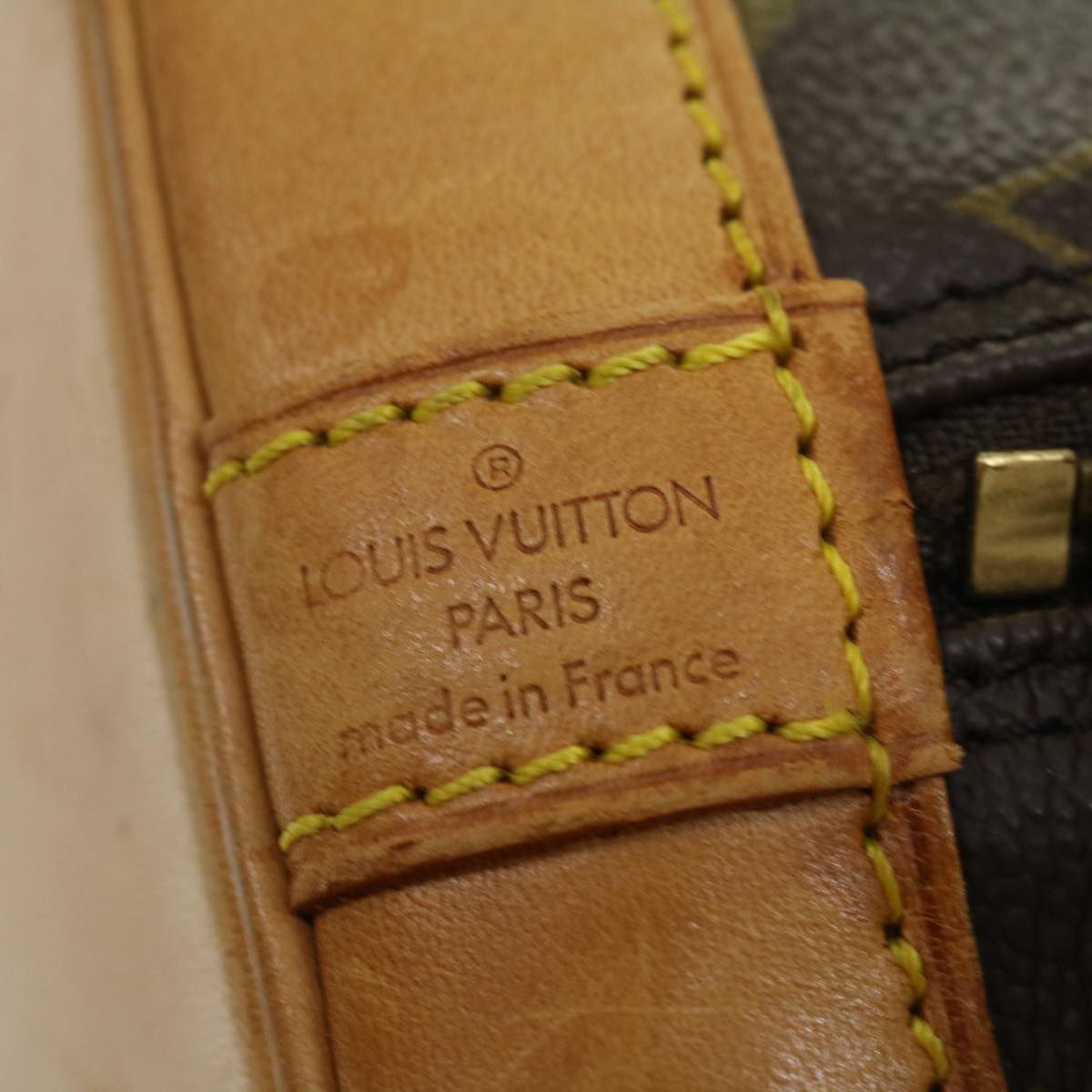 LOUIS VUITTON Monogram Alma Hand Bag M51130 LV tp329