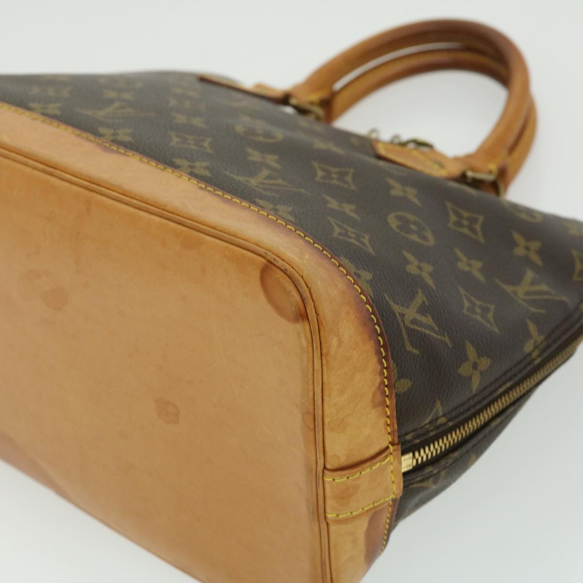 LOUIS VUITTON Monogram Alma Hand Bag M51130 LV tp332