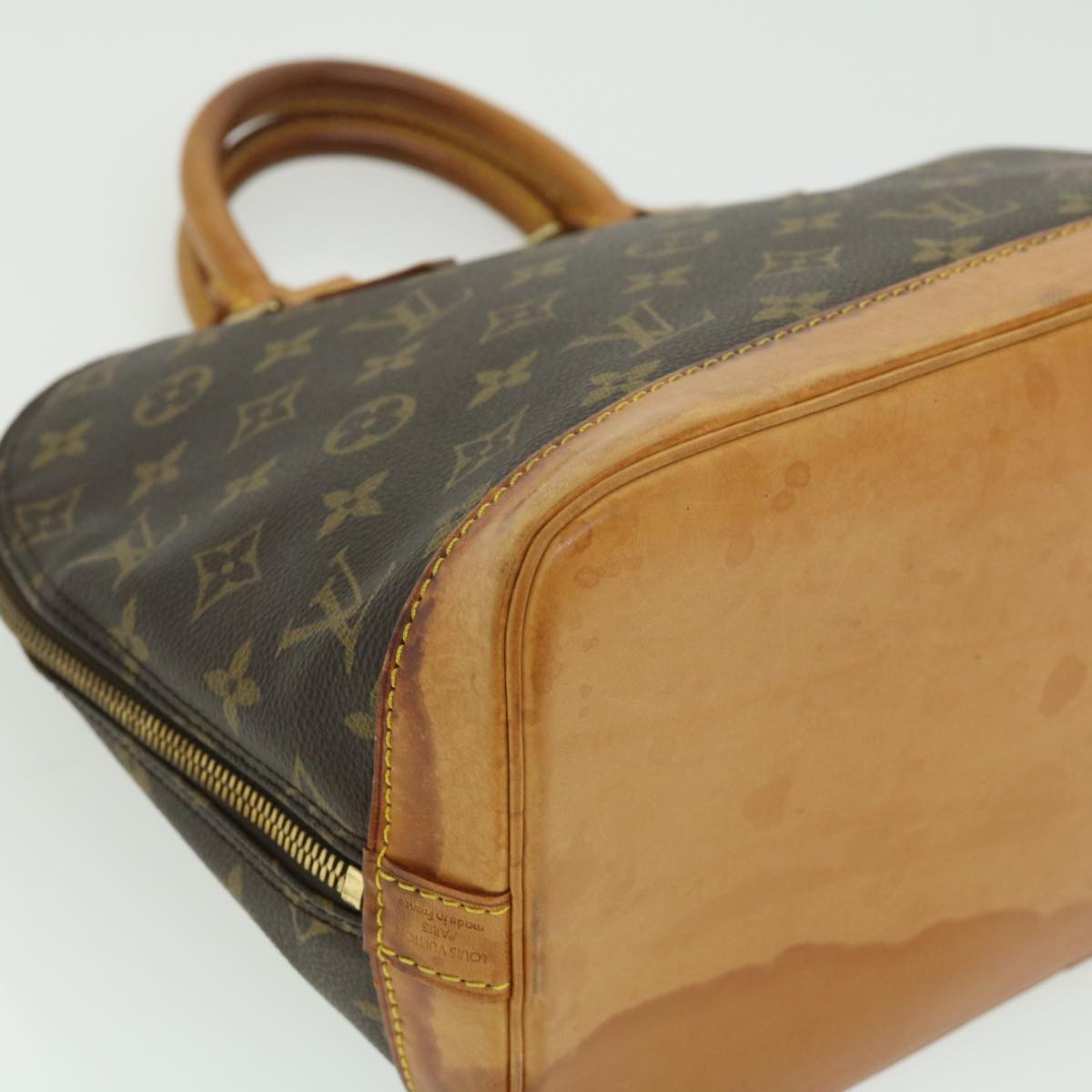LOUIS VUITTON Monogram Alma Hand Bag M51130 LV tp332