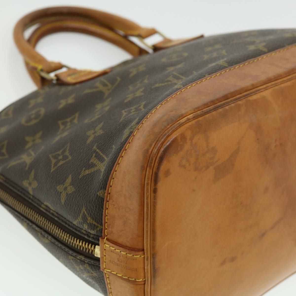 LOUIS VUITTON Monogram Alma Hand Bag M51130 LV tp334