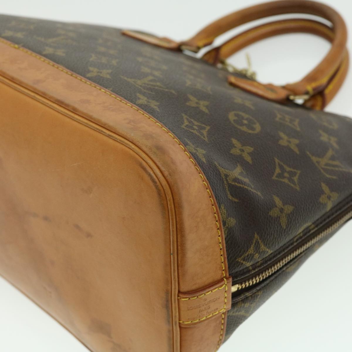 LOUIS VUITTON Monogram Alma Hand Bag M51130 LV tp334