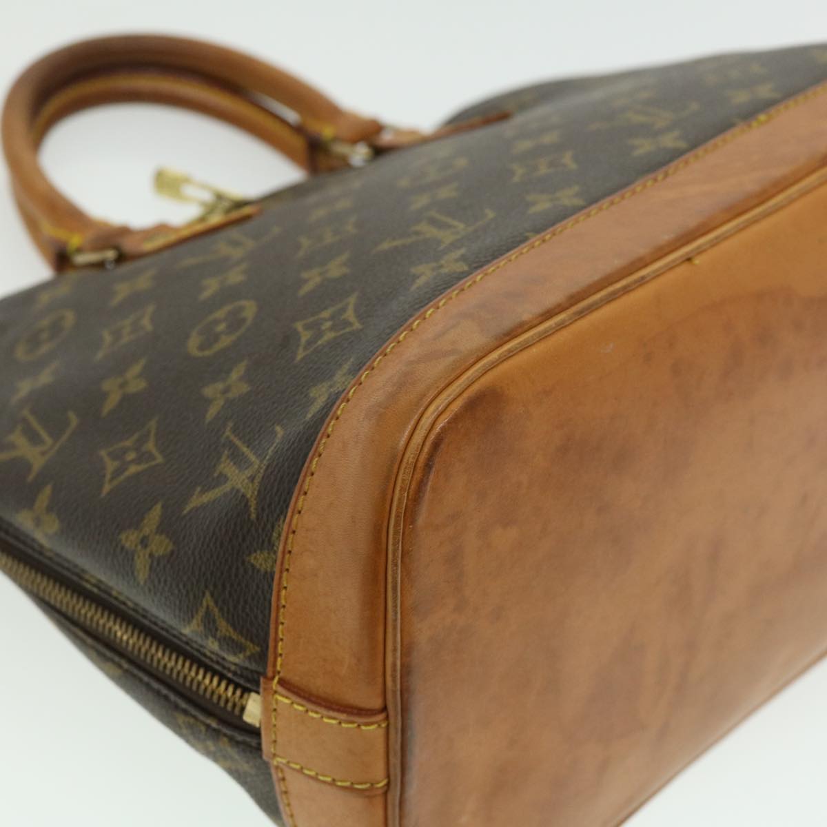 LOUIS VUITTON Monogram Alma Hand Bag M51130 LV tp334