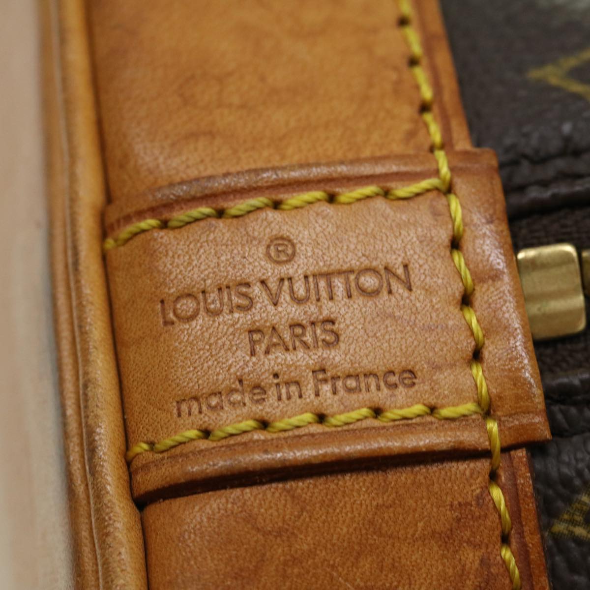 LOUIS VUITTON Monogram Alma Hand Bag M51130 LV tp334