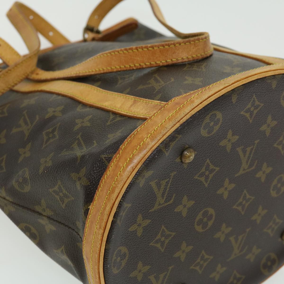 LOUIS VUITTON Monogram Bucket GM Shoulder Bag M42236 LV tp343