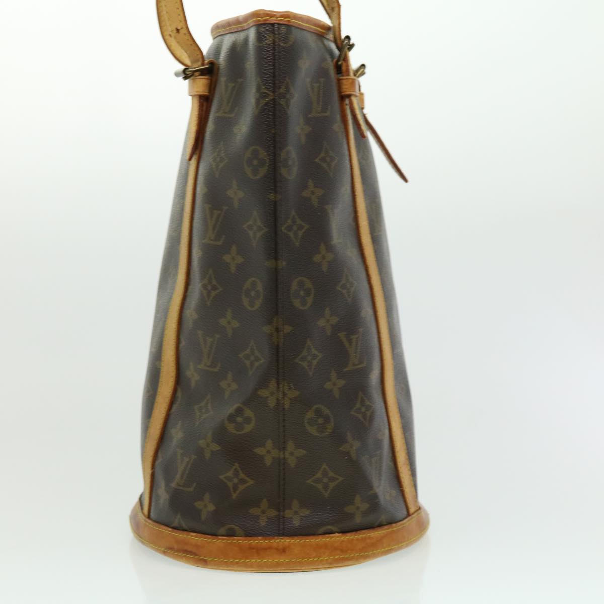 LOUIS VUITTON Monogram Bucket GM Shoulder Bag M42236 LV tp343