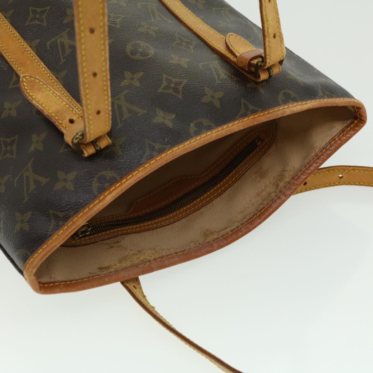 LOUIS VUITTON Monogram Bucket GM Shoulder Bag M42236 LV tp343