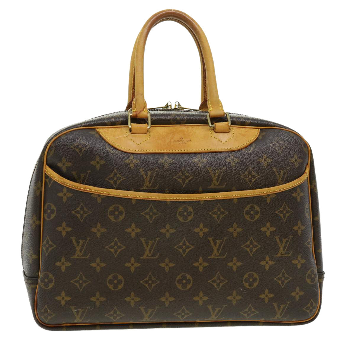 LOUIS VUITTON Monogram Deauville Hand Bag M47270 LV tp349