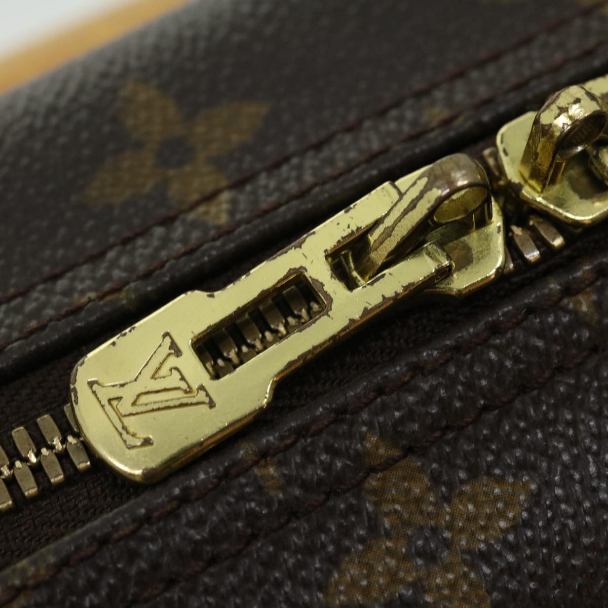 LOUIS VUITTON Monogram Deauville Hand Bag M47270 LV tp349