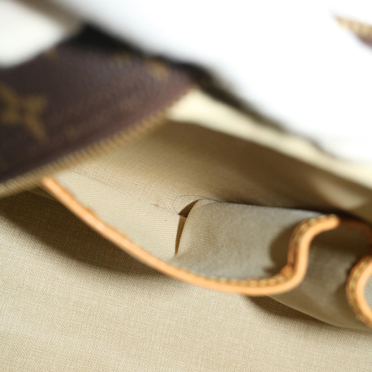 LOUIS VUITTON Monogram Deauville Hand Bag M47270 LV tp349