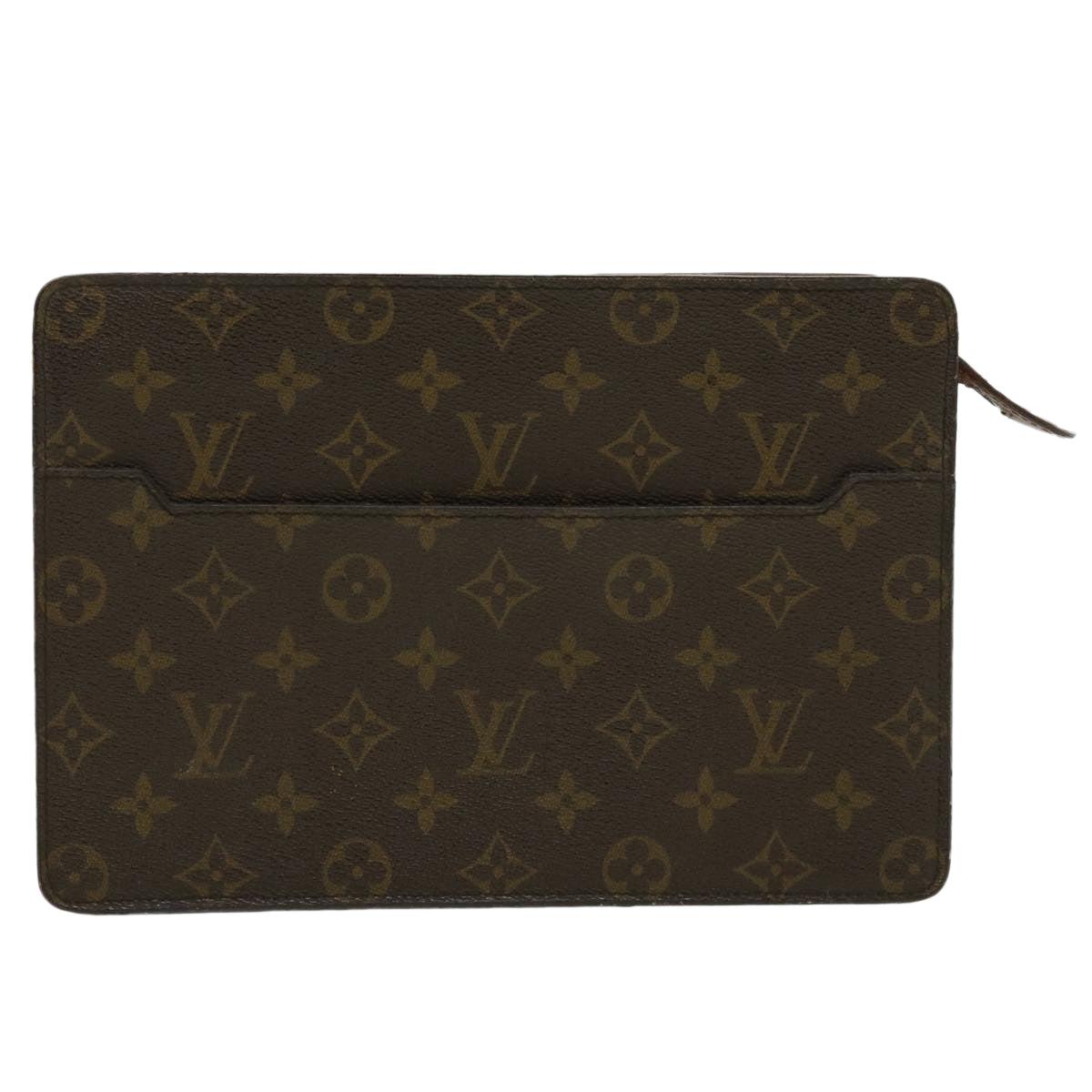 LOUIS VUITTON Monogram Pochette Homme Clutch Bag M51795 LV tp360
