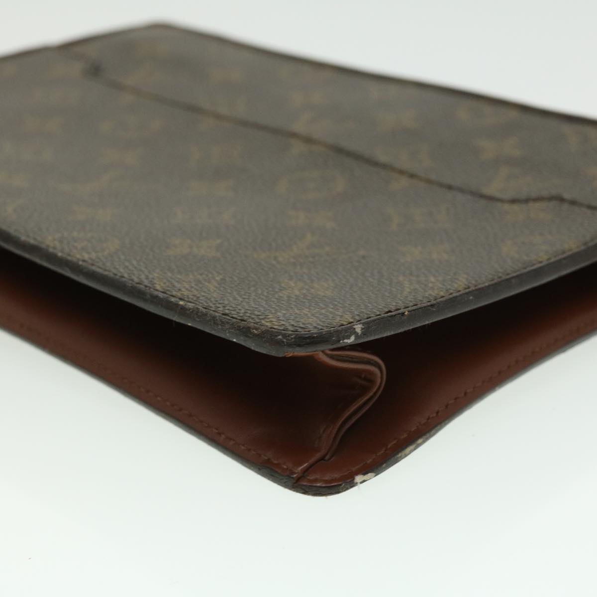 LOUIS VUITTON Monogram Pochette Homme Clutch Bag M51795 LV tp360