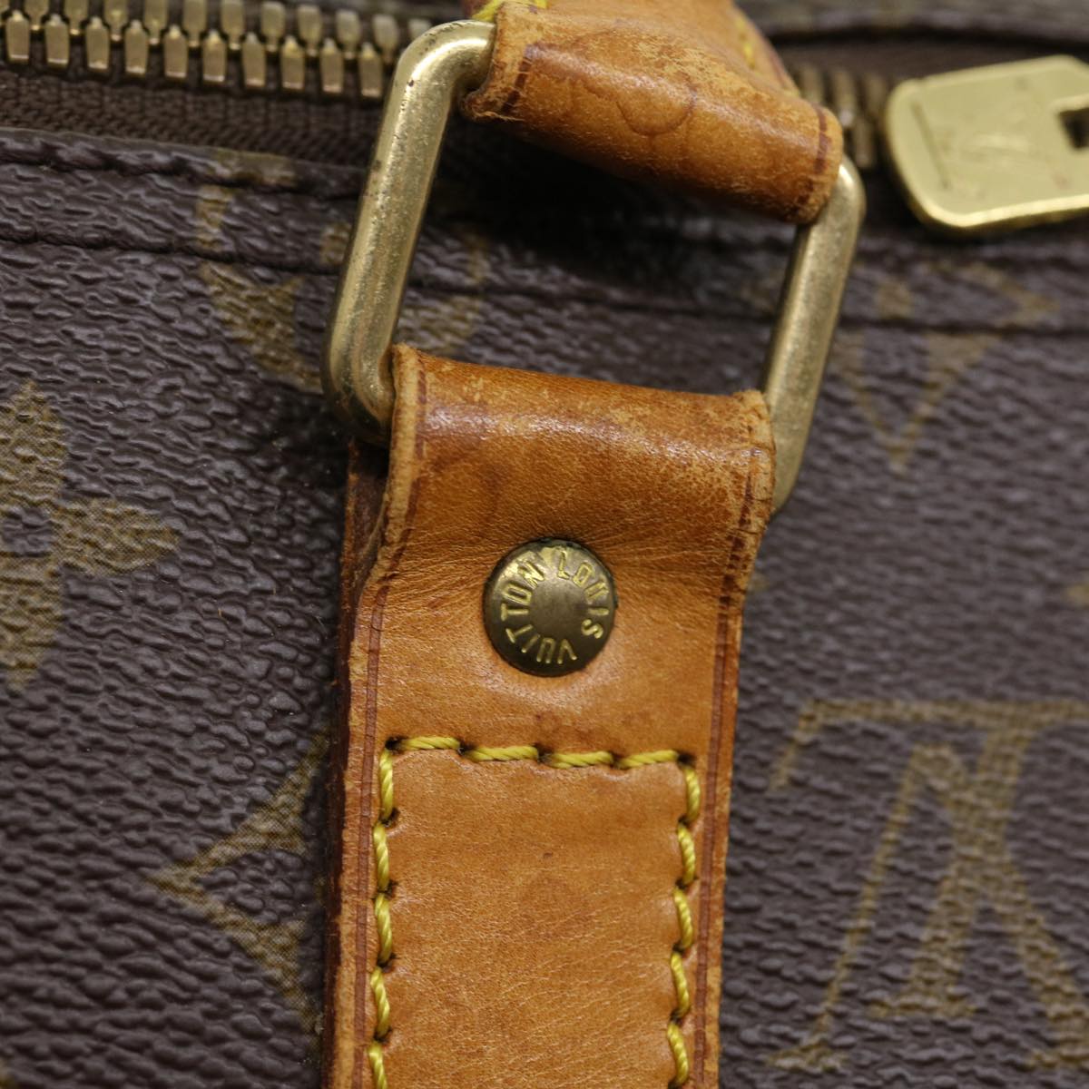LOUIS VUITTON Monogram Keepall 50 Boston Bag M41426 LV tp375