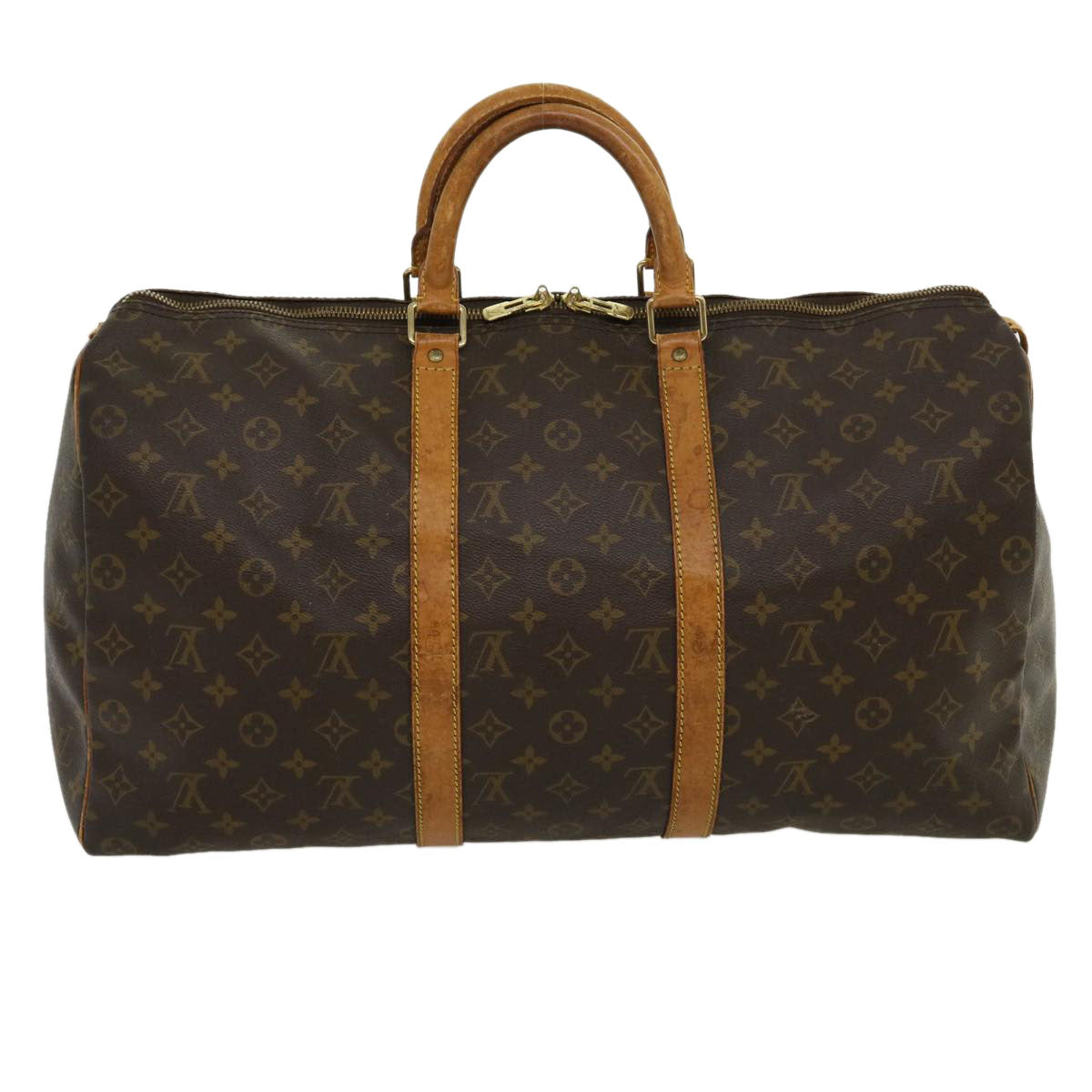 LOUIS VUITTON Monogram Keepall 50 Boston Bag M41426 LV tp375
