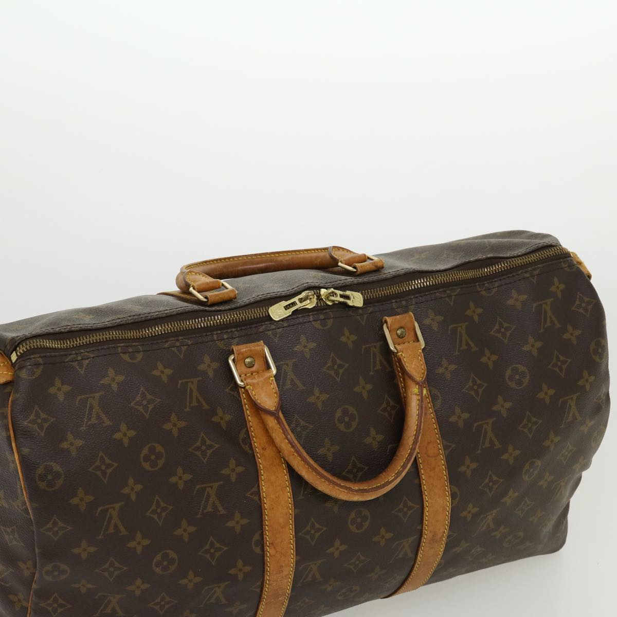 LOUIS VUITTON Monogram Keepall 50 Boston Bag M41426 LV tp375