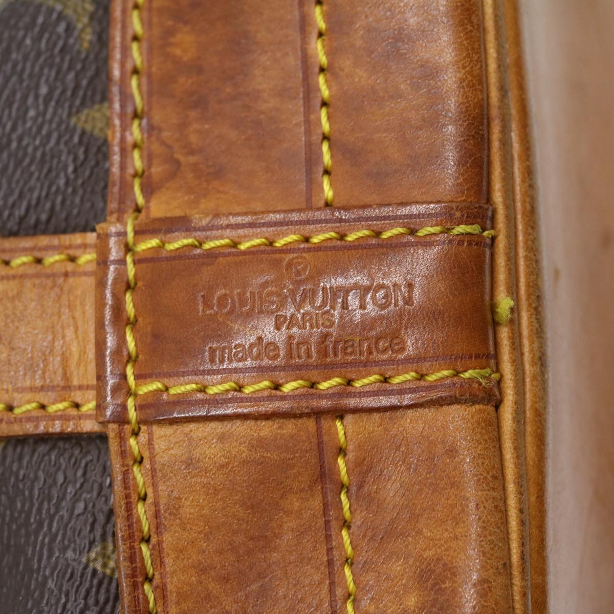 LOUIS VUITTON Monogram Noe Shoulder Bag M42224 LV tp406