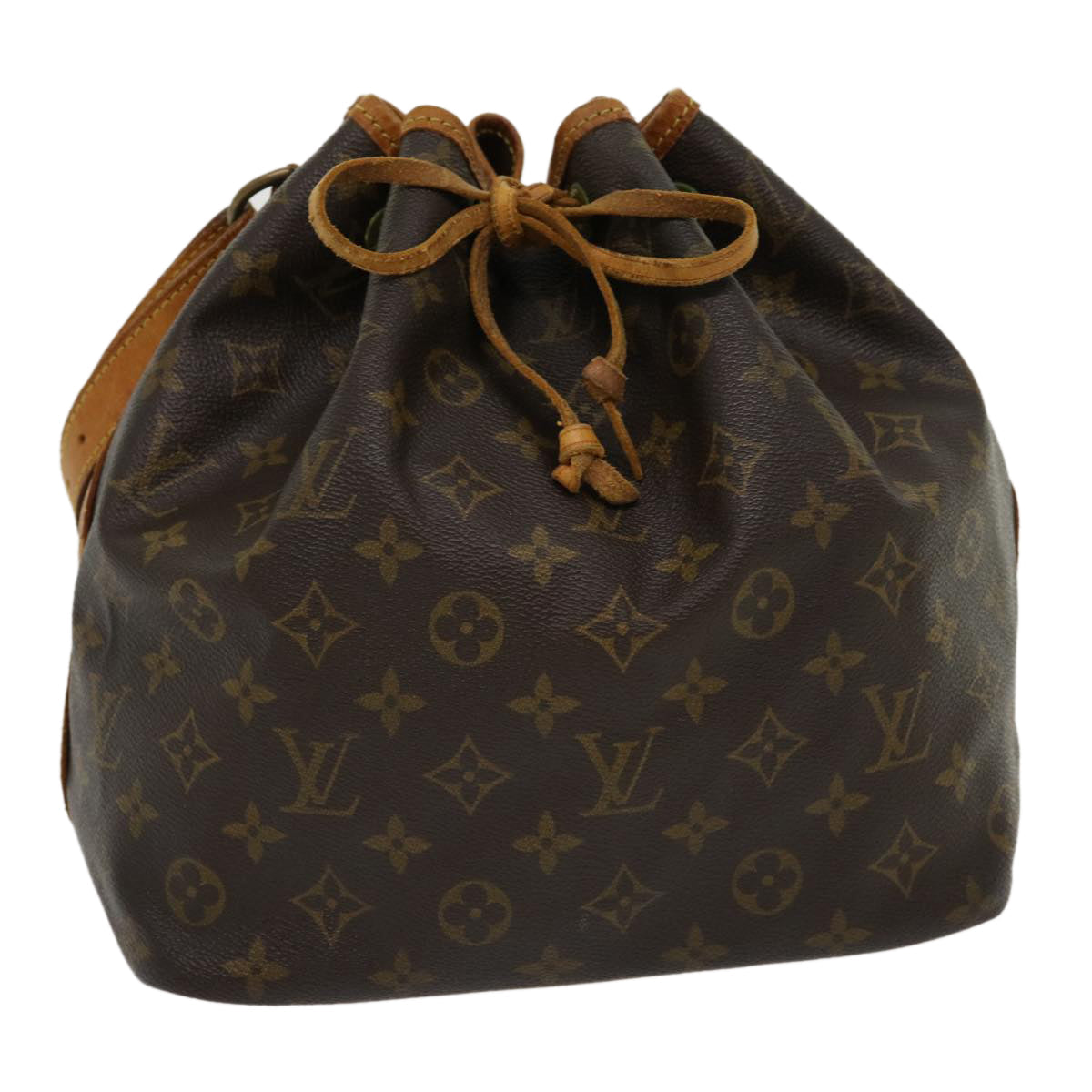 LOUIS VUITTON Monogram Petit Noe Shoulder Bag M42226 LV tp409