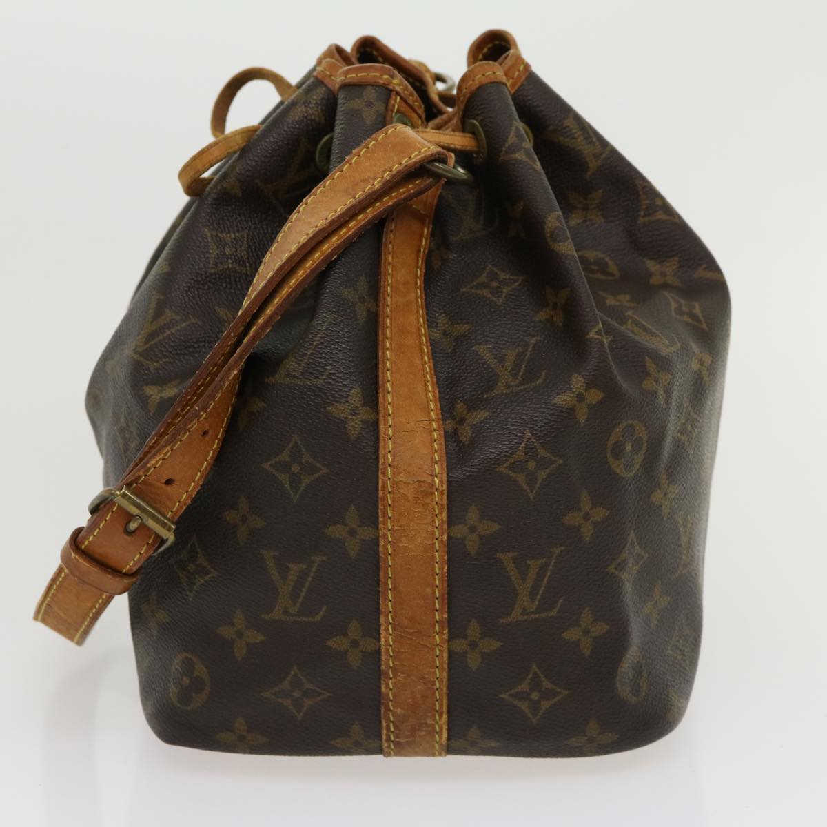 LOUIS VUITTON Monogram Petit Noe Shoulder Bag M42226 LV tp409