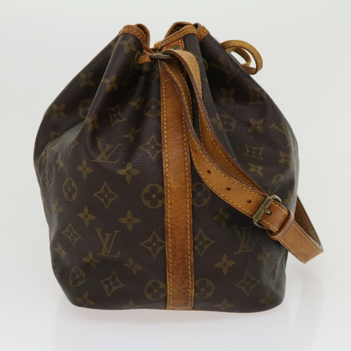 LOUIS VUITTON Monogram Petit Noe Shoulder Bag M42226 LV tp409
