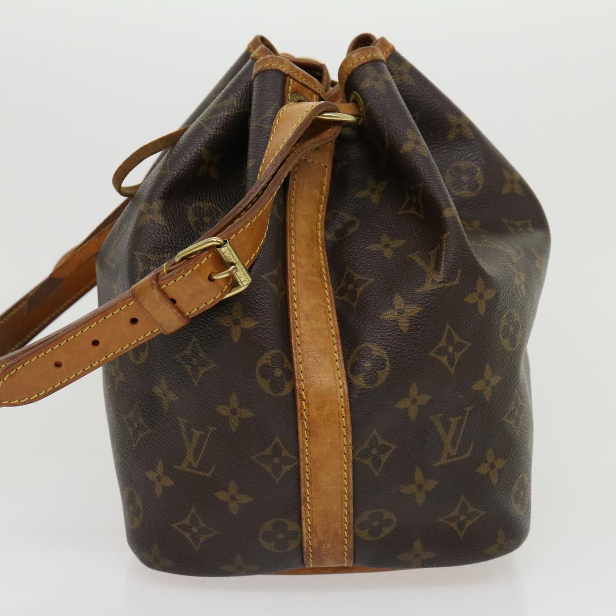 LOUIS VUITTON Monogram Petit Noe Shoulder Bag M42226 LV tp414