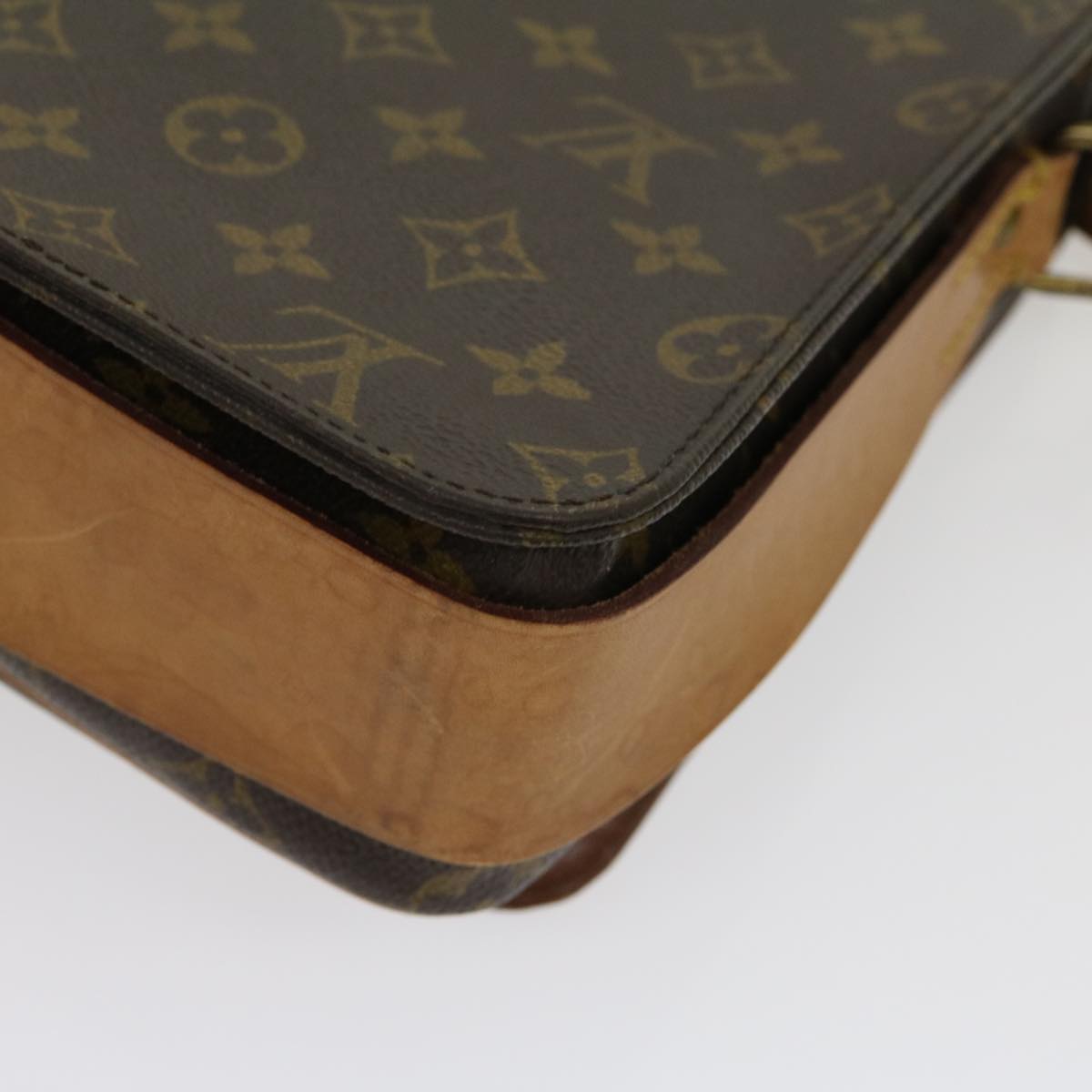 LOUIS VUITTON Monogram Cartouchiere GM Shoulder Bag M51252 LV tp417