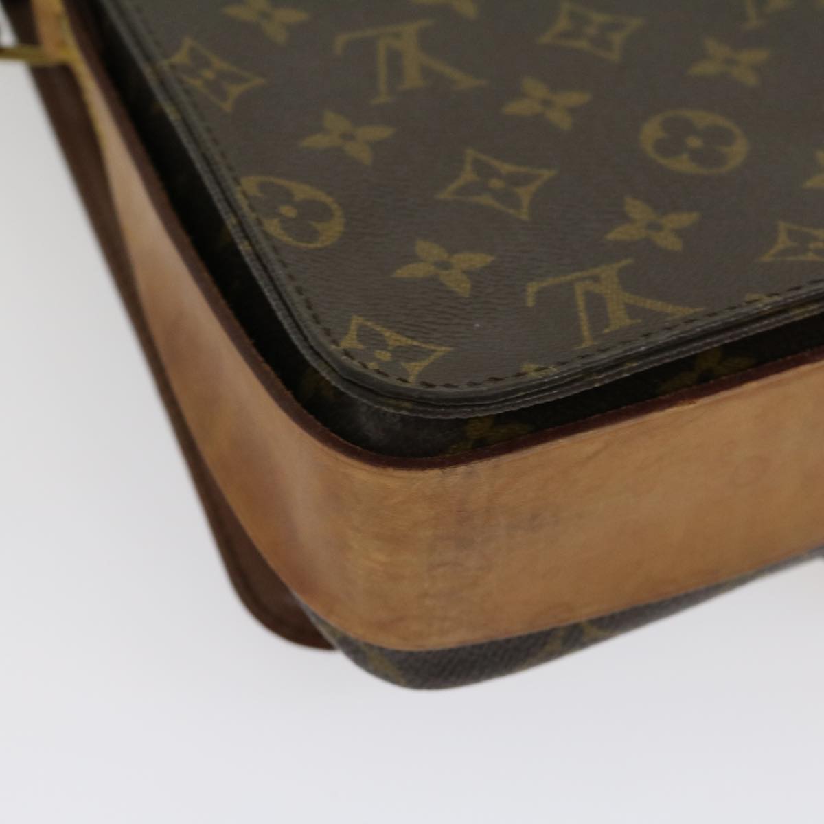 LOUIS VUITTON Monogram Cartouchiere GM Shoulder Bag M51252 LV tp417