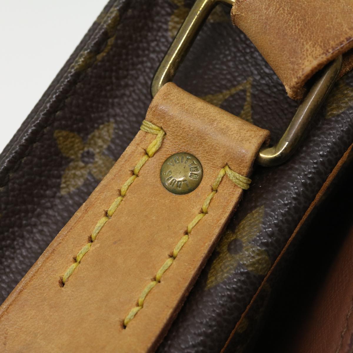 LOUIS VUITTON Monogram Cartouchiere GM Shoulder Bag M51252 LV tp417