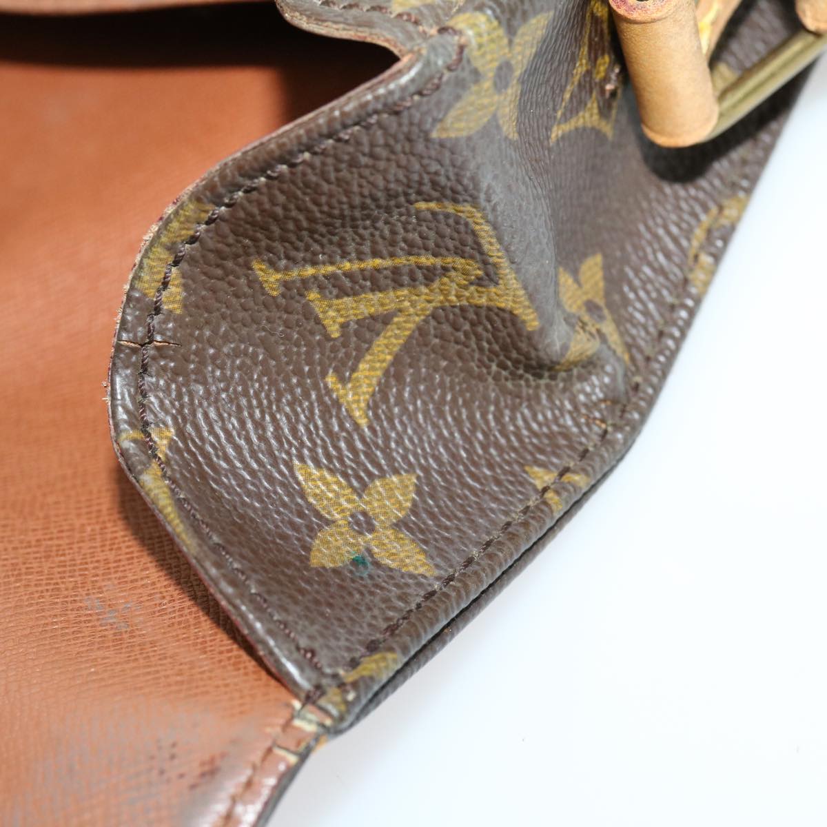 LOUIS VUITTON Monogram Cartouchiere GM Shoulder Bag M51252 LV tp417