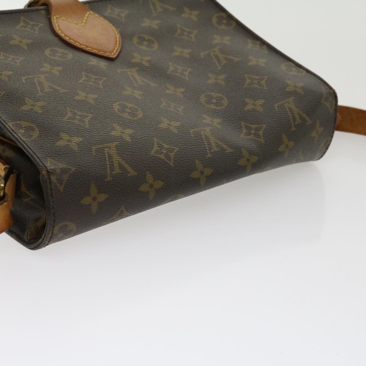 LOUIS VUITTON Monogram Cartouchiere GM Shoulder Bag M51252 LV tp417