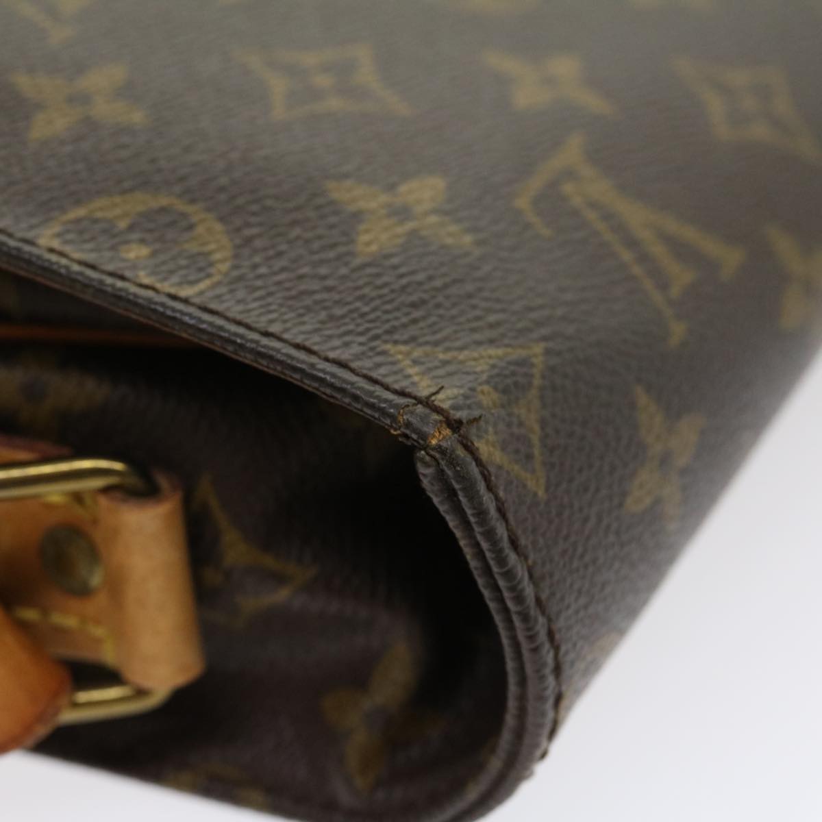 LOUIS VUITTON Monogram Cartouchiere GM Shoulder Bag M51252 LV tp417