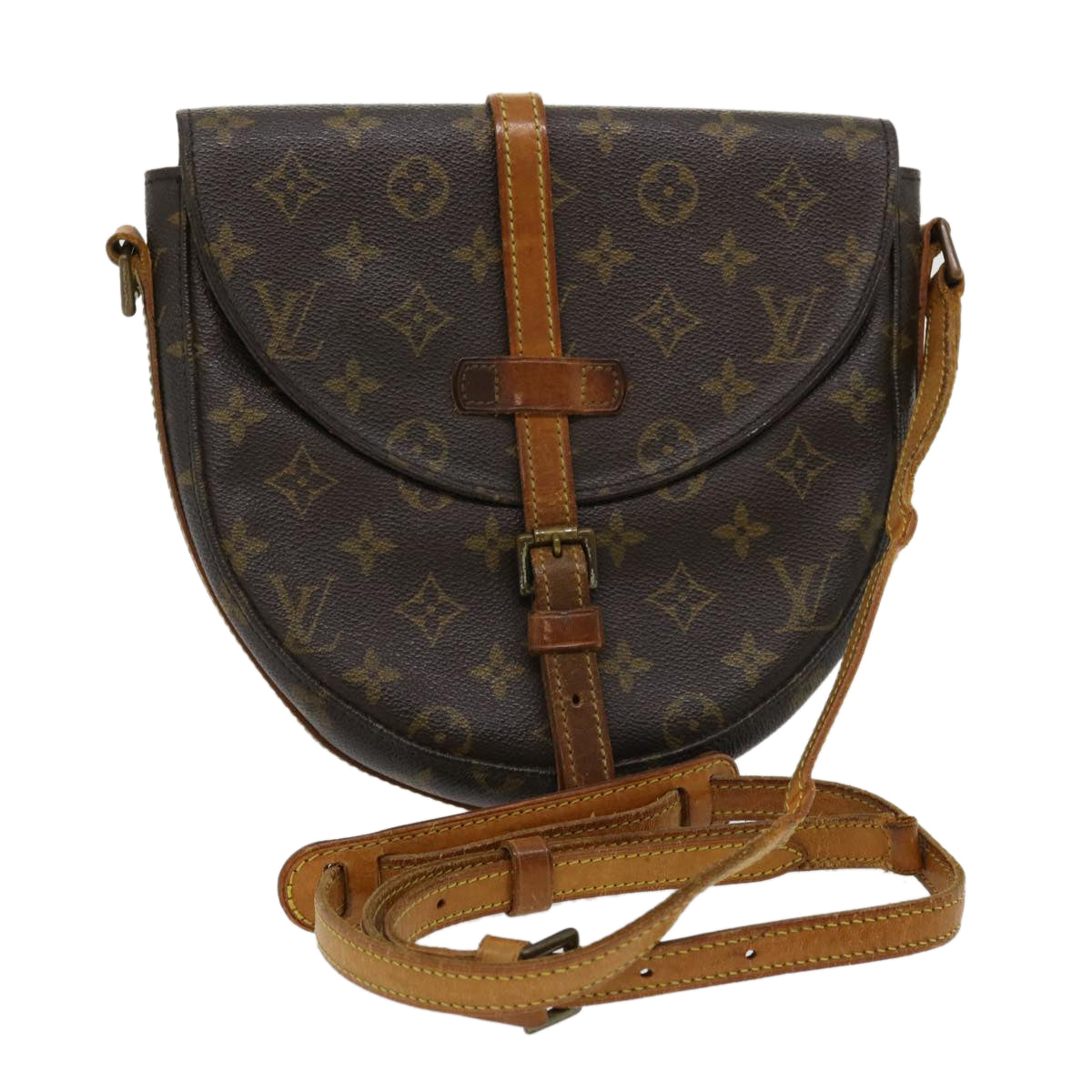LOUIS VUITTON Monogram Chantilly MM Shoulder Bag M51233 LV tp425