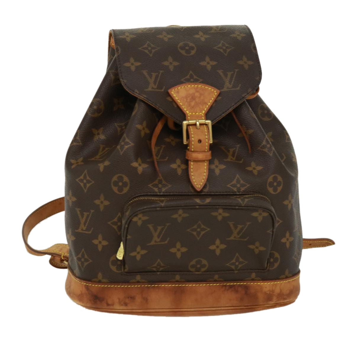 LOUIS VUITTON Monogram Montsouris MM Backpack M51136 LV tp460