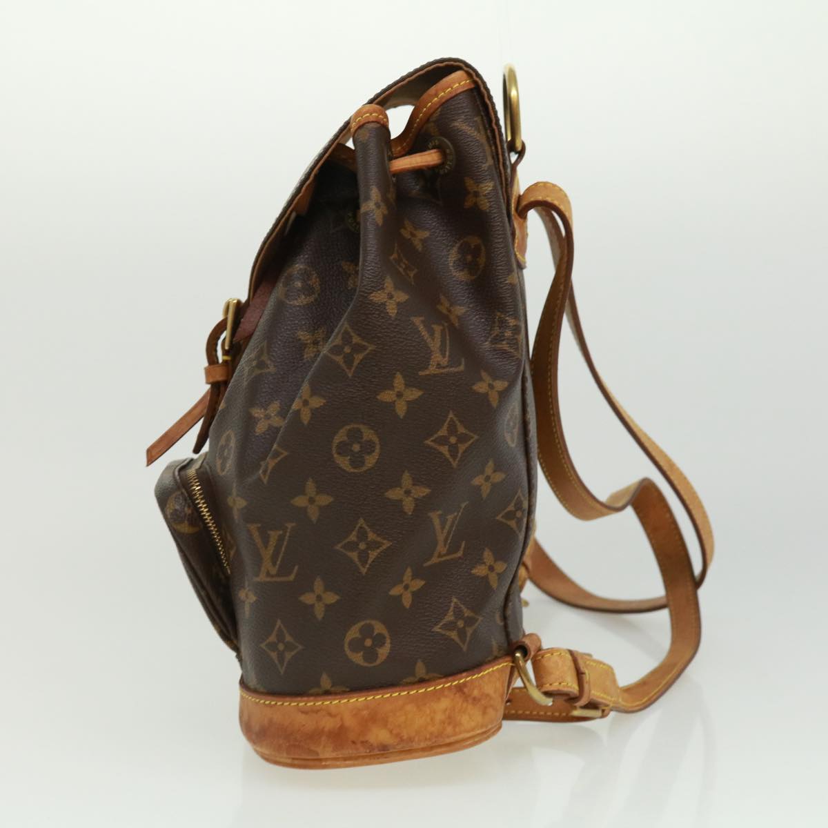 LOUIS VUITTON Monogram Montsouris MM Backpack M51136 LV tp460