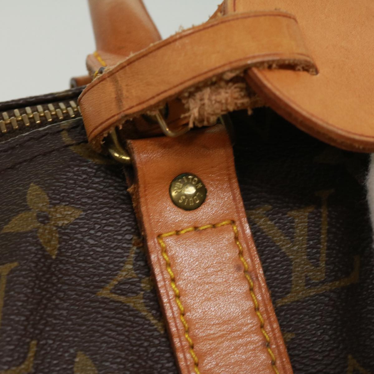 LOUIS VUITTON Monogram Keepall 50 Boston Bag M41426 LV tp467