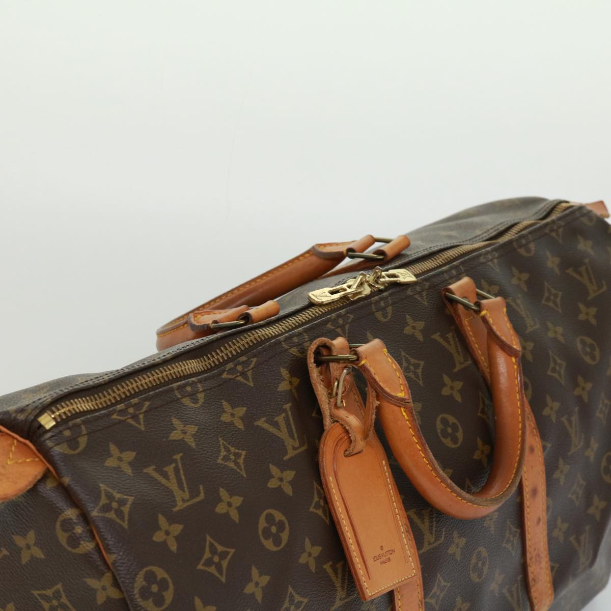 LOUIS VUITTON Monogram Keepall 50 Boston Bag M41426 LV tp467