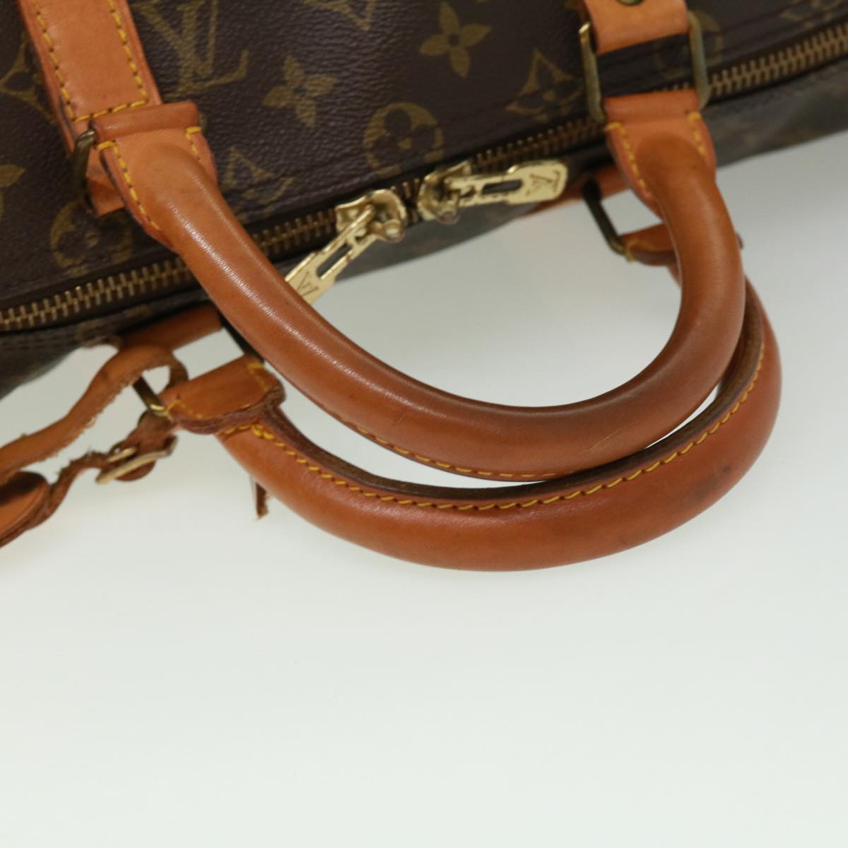 LOUIS VUITTON Monogram Keepall 50 Boston Bag M41426 LV tp467