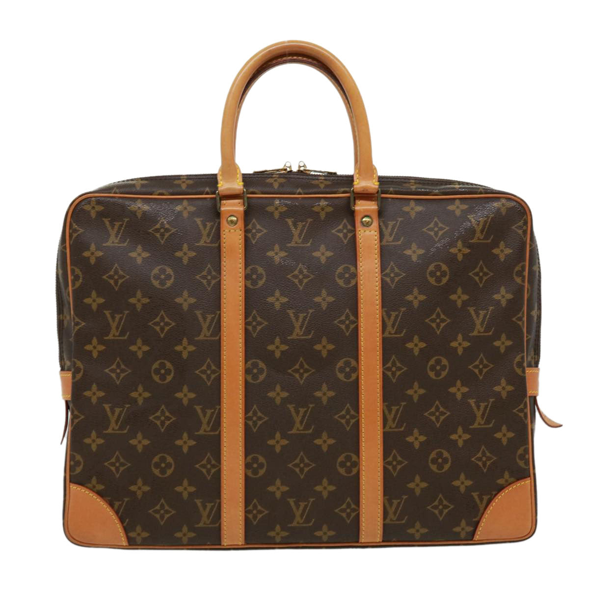 LOUIS VUITTON Monogram Porte Documents Voyage Business Bag M52005 LV tp476