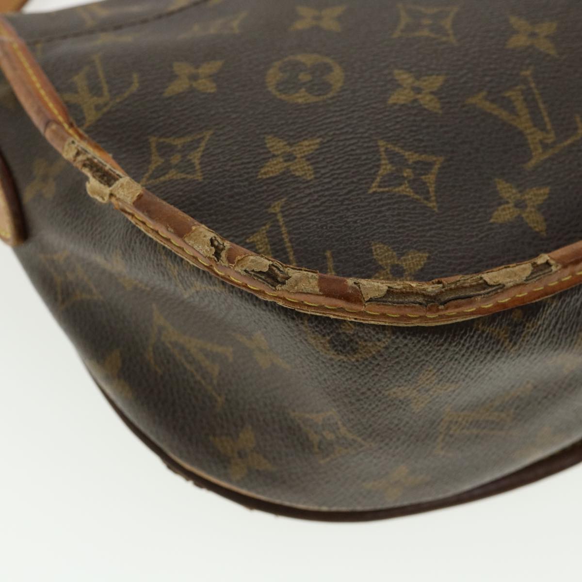 LOUIS VUITTON Monogram Menilmontant PM Shoulder Bag M40474 LV tp487