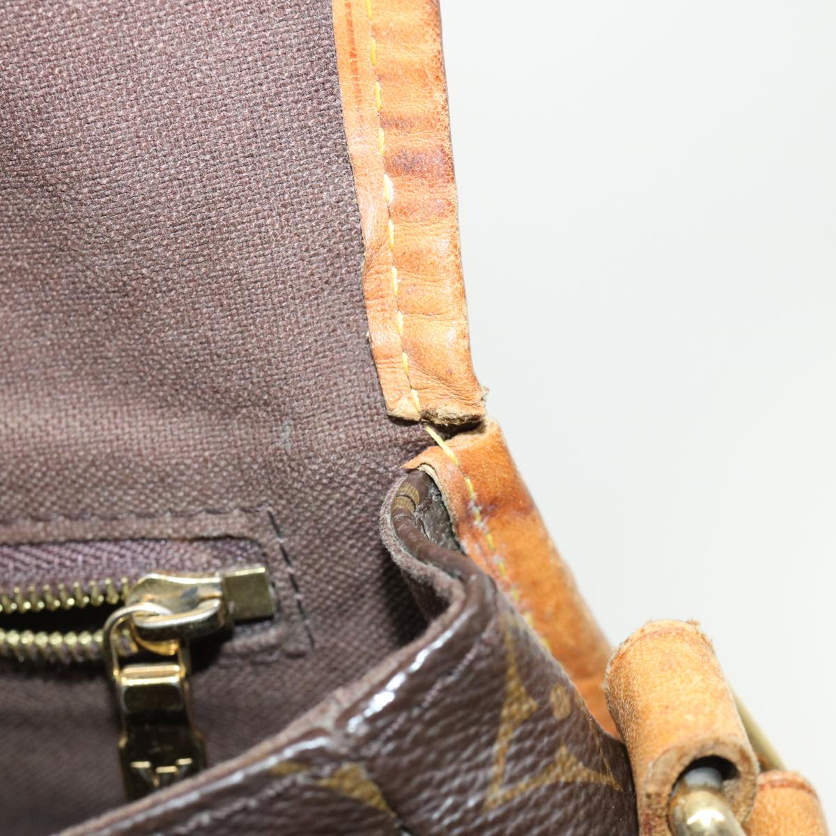 LOUIS VUITTON Monogram Menilmontant PM Shoulder Bag M40474 LV tp487