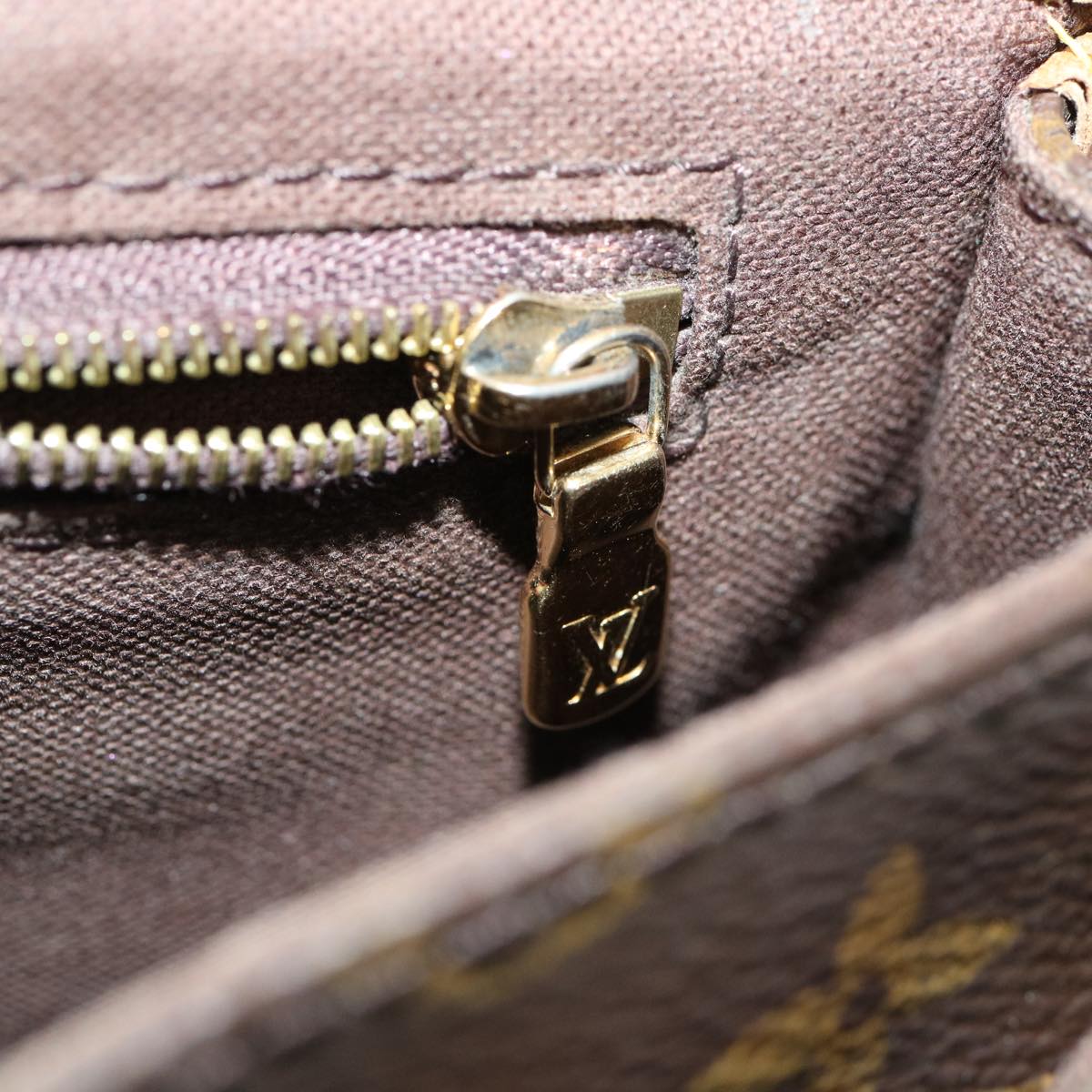 LOUIS VUITTON Monogram Menilmontant PM Shoulder Bag M40474 LV tp487