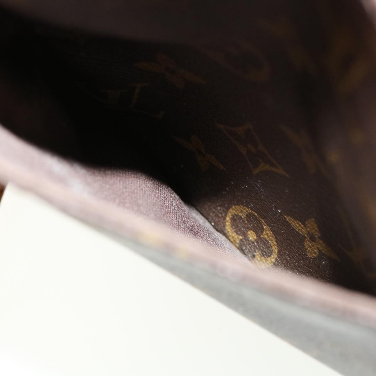 LOUIS VUITTON Monogram Menilmontant PM Shoulder Bag M40474 LV tp487