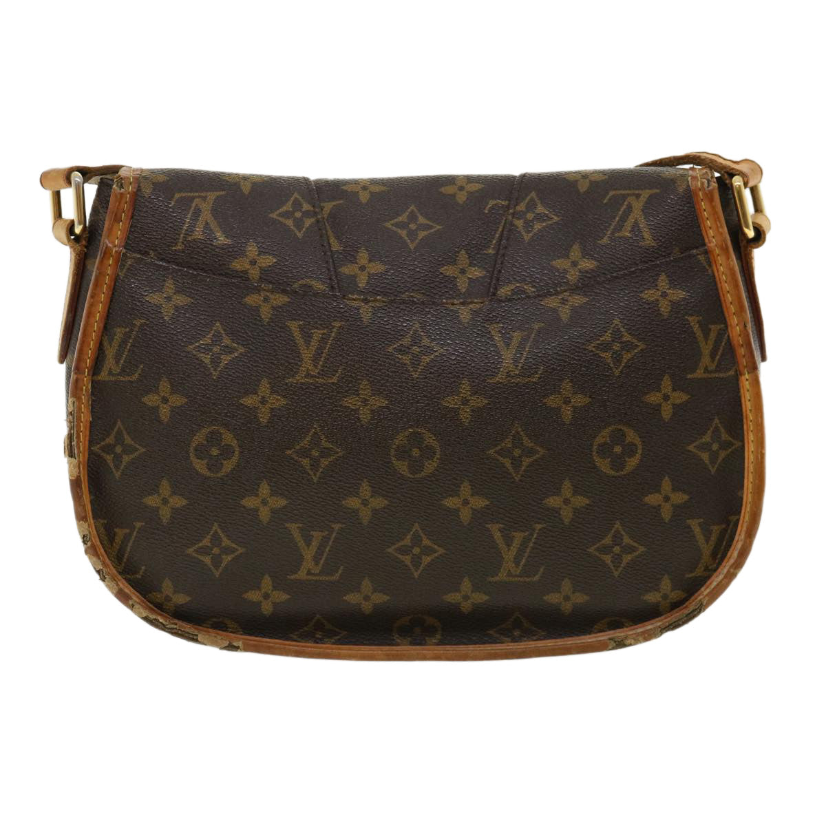 LOUIS VUITTON Monogram Menilmontant PM Shoulder Bag M40474 LV tp487