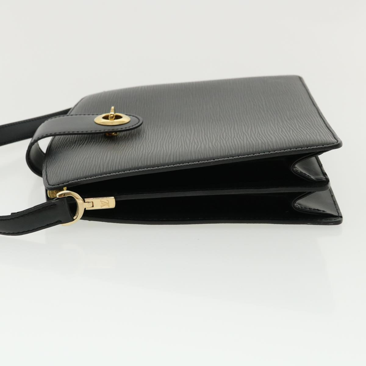 LOUIS VUITTON Epi Capuchin Shoulder Bag Black M52342 LV tp498
