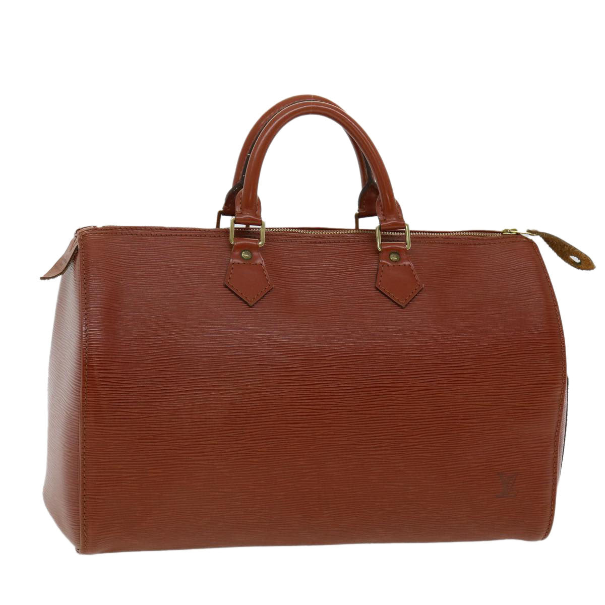 LOUIS VUITTON Epi Speedy 35 Hand Bag Kenia Brown M42993 LV tp525