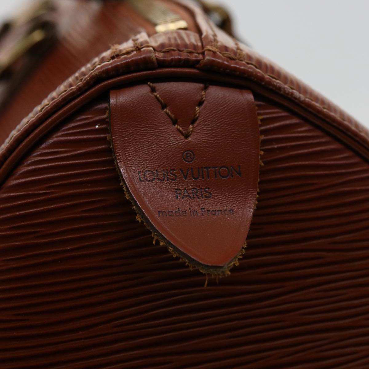 LOUIS VUITTON Epi Speedy 35 Hand Bag Kenia Brown M42993 LV tp525