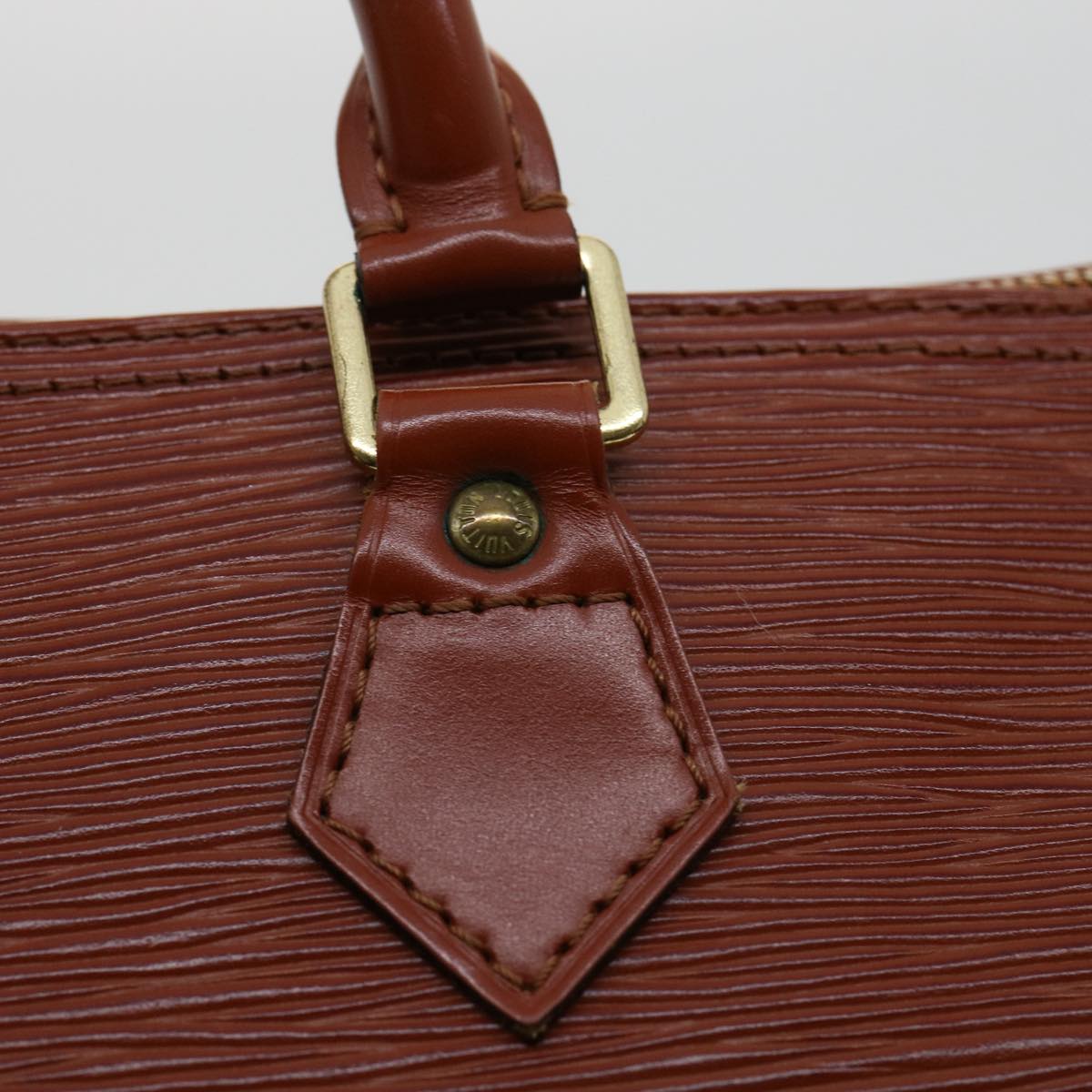 LOUIS VUITTON Epi Speedy 35 Hand Bag Kenia Brown M42993 LV tp525