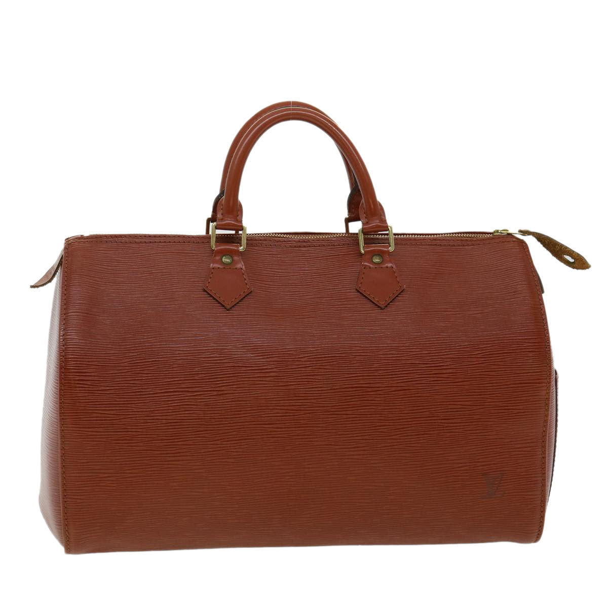 LOUIS VUITTON Epi Speedy 35 Hand Bag Kenia Brown M42993 LV tp525