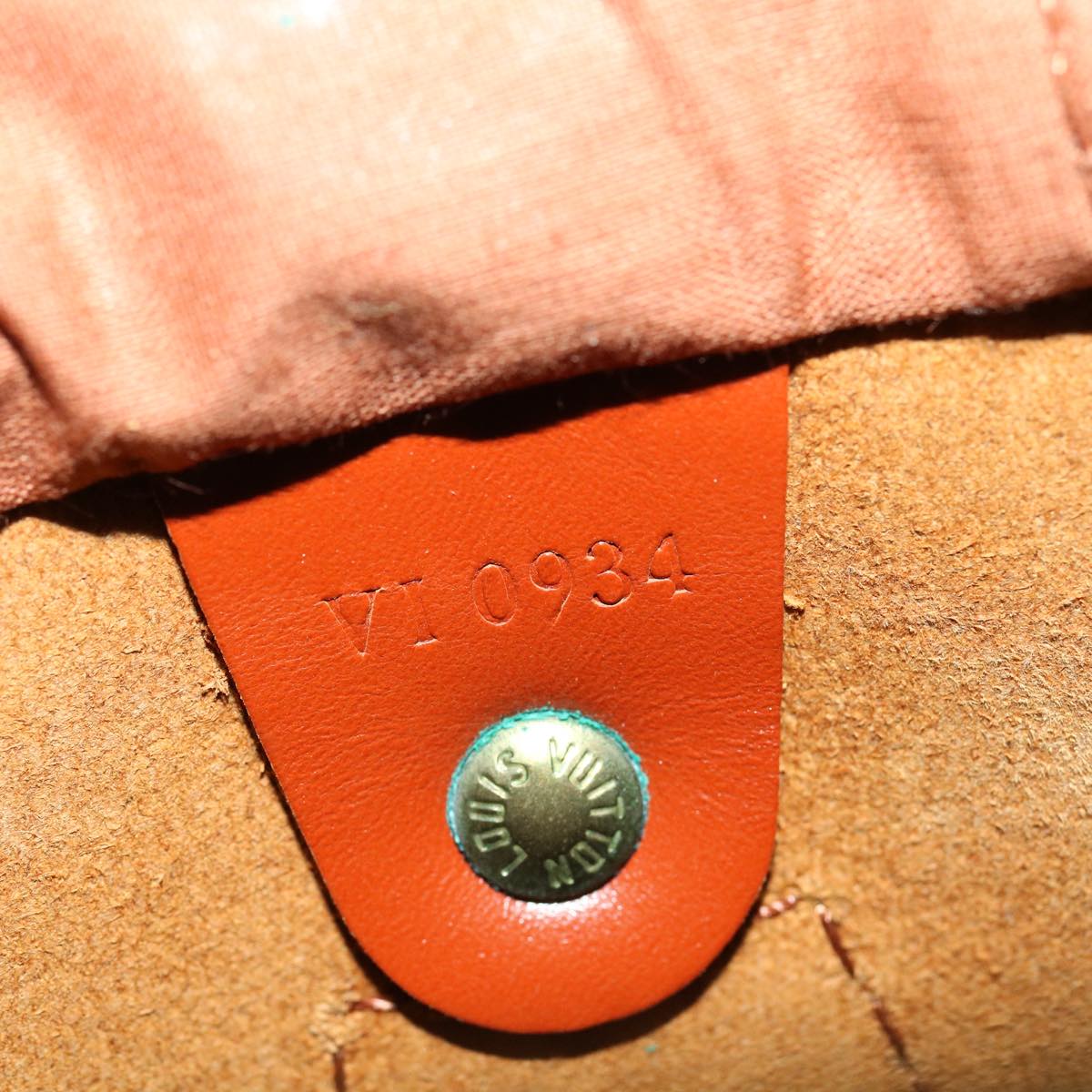 LOUIS VUITTON Epi Speedy 35 Hand Bag Kenia Brown M42993 LV tp525