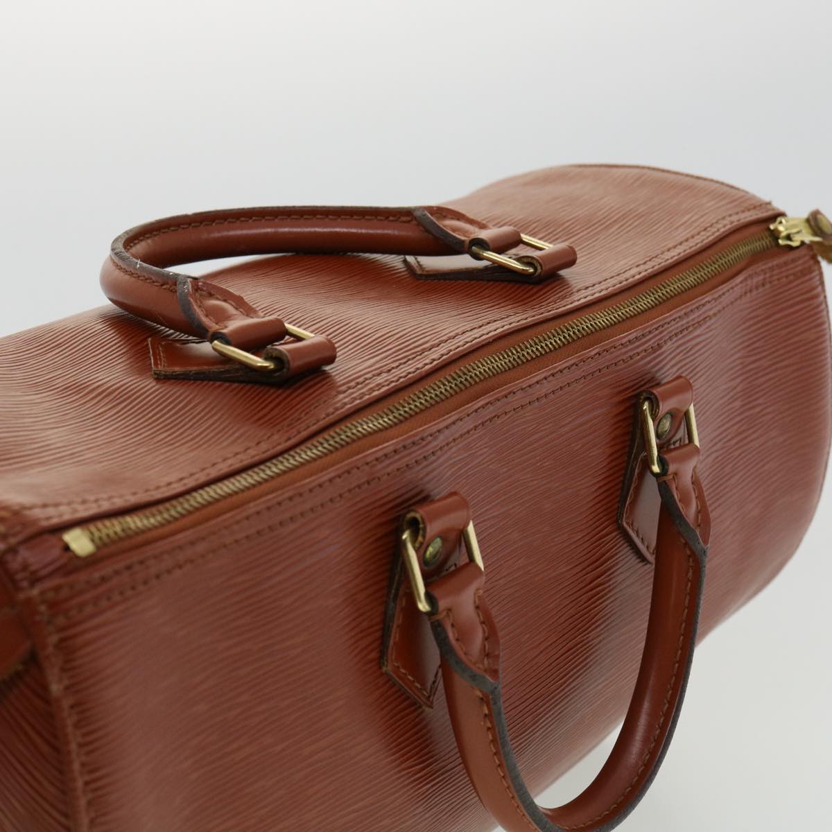 LOUIS VUITTON Epi Speedy 35 Hand Bag Kenia Brown M42993 LV tp525